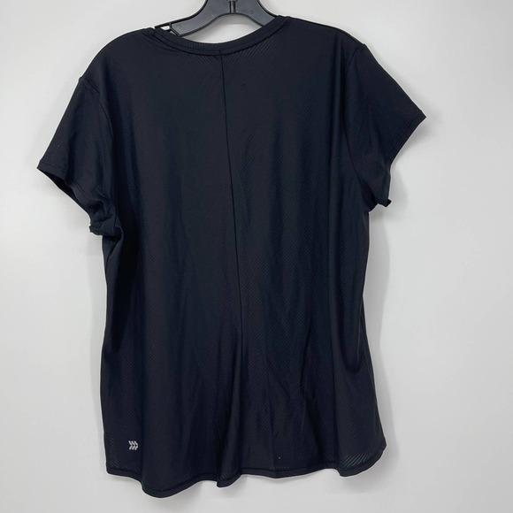 ALL IN MOTION BLACK LIGHTWEIGHT MOISTURE WICKING ATHLETIC TOP SIZE XXL - Picture 2 of 3